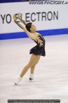 2013-03-02 Milano - World Junior Figure Skating Championships 9658 Samantha Cesario USA